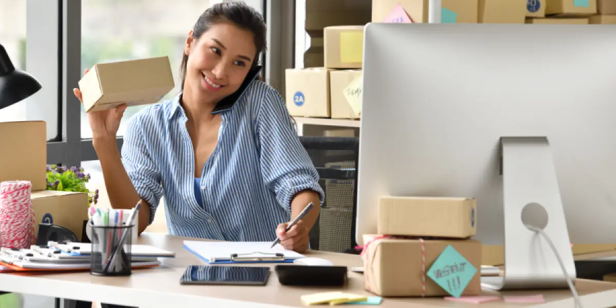 Jovem empreendedora